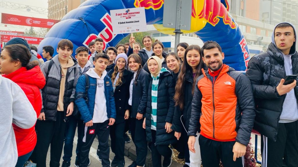8 Şubat Anadolu Lisesi, 5. Gazi Maratonuna katılım gösterdi.